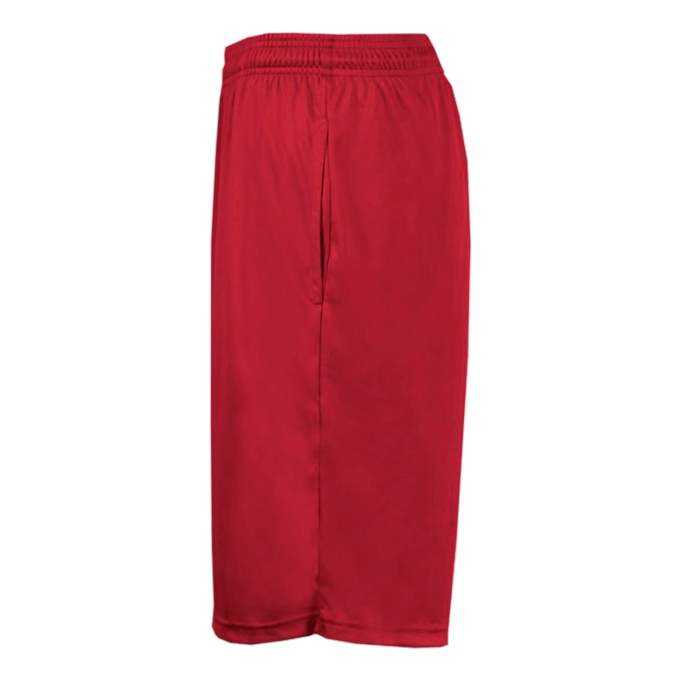 Badger Sport 4127 B-Core Pocketed 7&quot; Short - Red - HIT a Double - 2