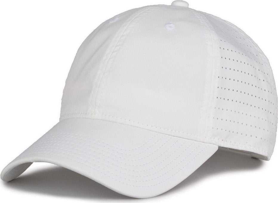 The Game GB424 Perforated GameChanger Cap - White - HIT A Double