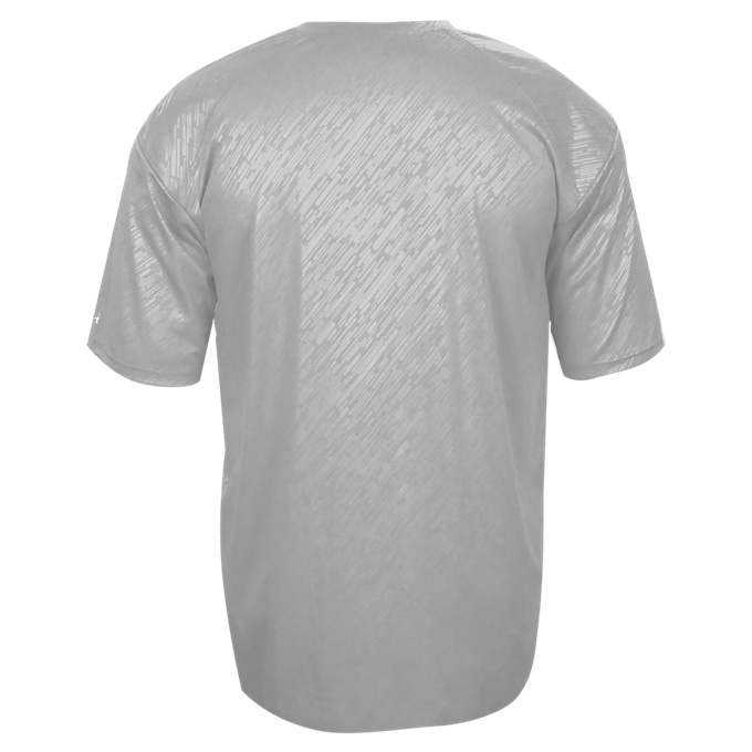 Badger Sport 4131 Line Embossed Tee - Silver Line Embossed - HIT a Double - 3