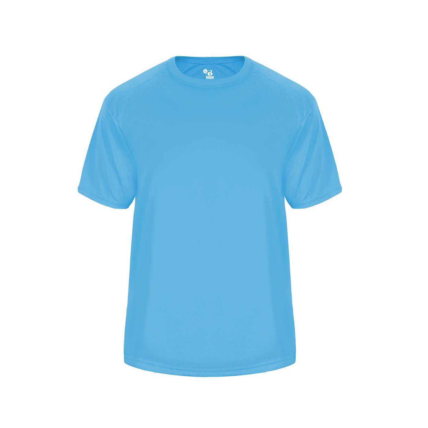 Badger Sport 4170 Vent Back Tee - Columbia Blue - HIT a Double - 1