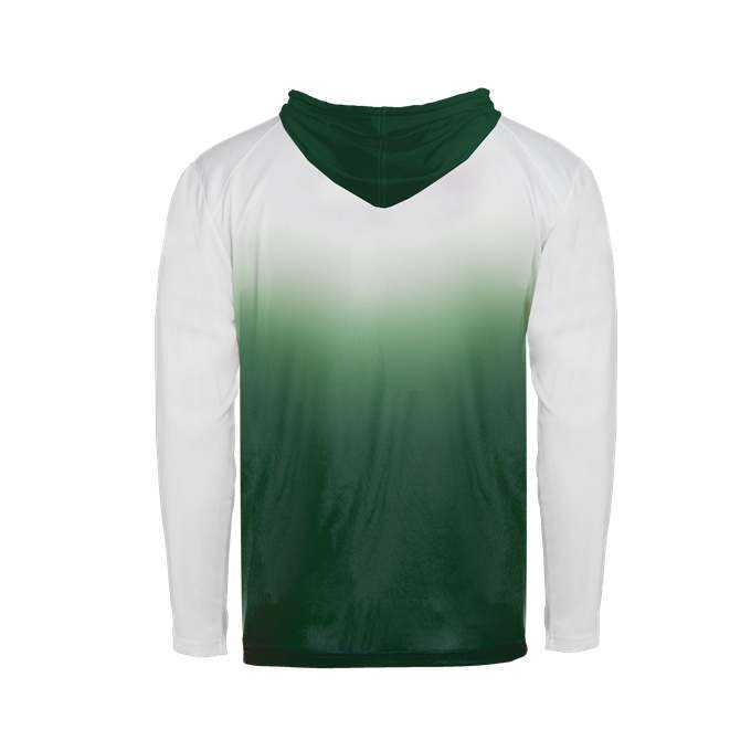 Badger Sport 4205 Ombre Hoodie Tee - Forest Ombre - HIT a Double - 2