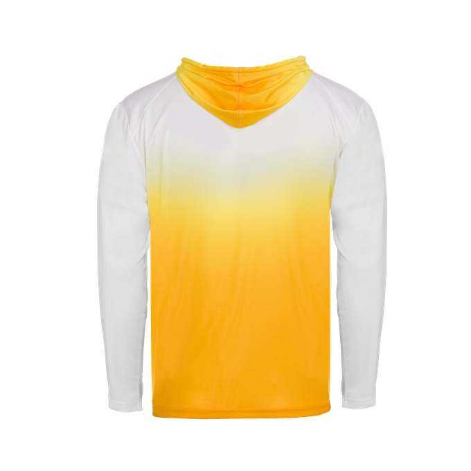 Badger Sport 4205 Ombre Hoodie Tee - Gold Ombre - HIT a Double - 2