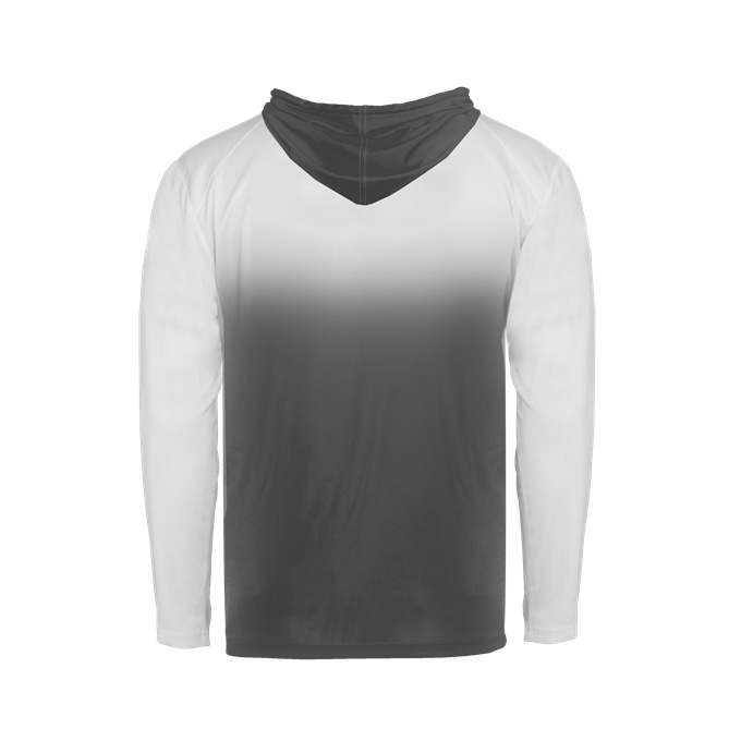 Badger Sport 4205 Ombre Hoodie Tee - Graphite Ombre - HIT a Double - 2
