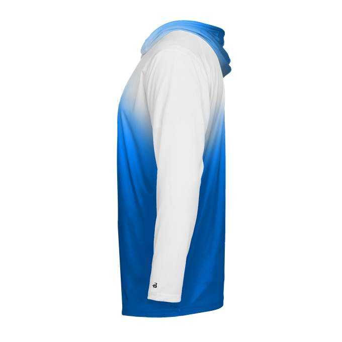 Badger Sport 4205 Ombre Hoodie Tee - Royal Ombre - HIT a Double - 3