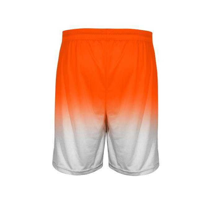 Badger Sport 2206 Ombre Youth Short - Orange White - HIT a Double - 1