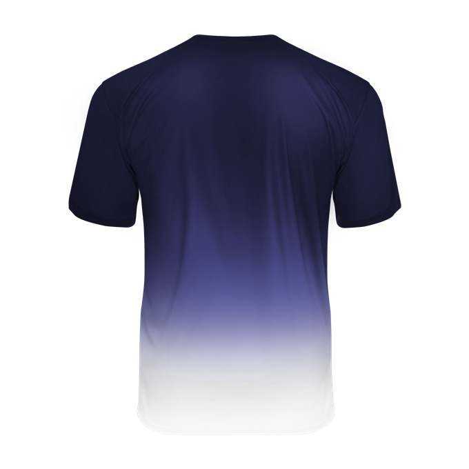 Badger Sport 4209 Reverse Ombre Tee - Navy Ombre - HIT a Double - 2