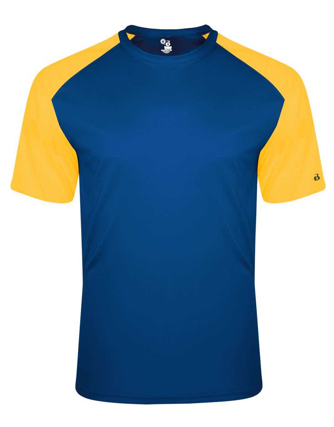 Badger Sport 4230 Breakout Tee - Royal Gold - HIT a Double - 1