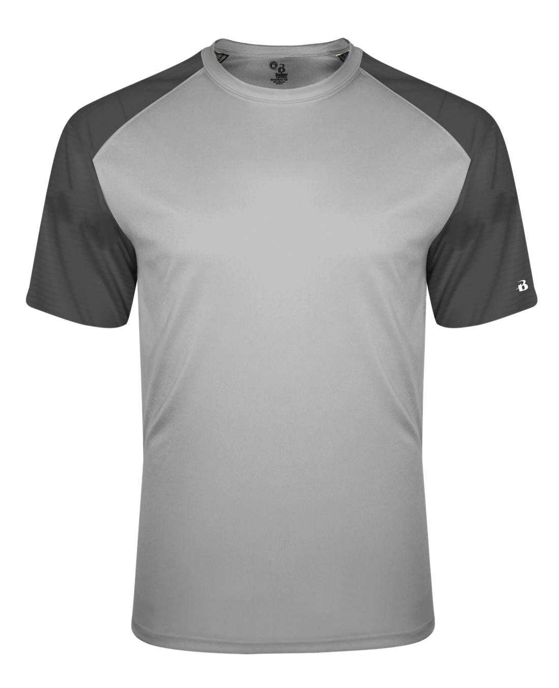 Badger Sport 2230 Breakout Youth Tee - Silver Graphite - HIT a Double - 1