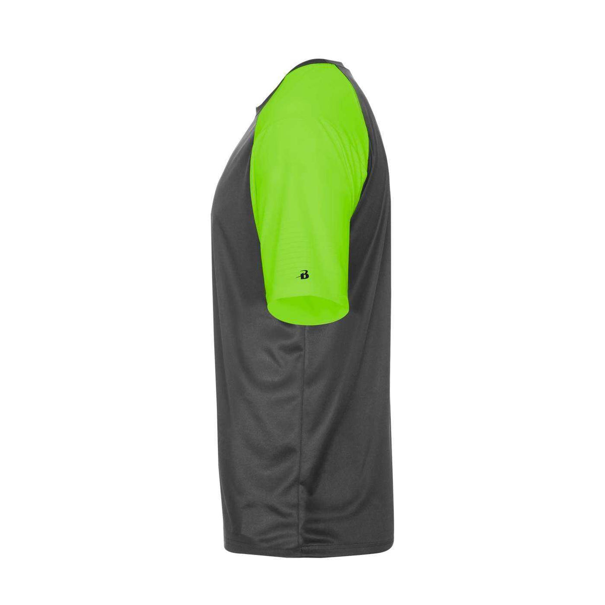 Badger Sport 4230 Breakout Tee - Graphite Lime - HIT a Double - 2