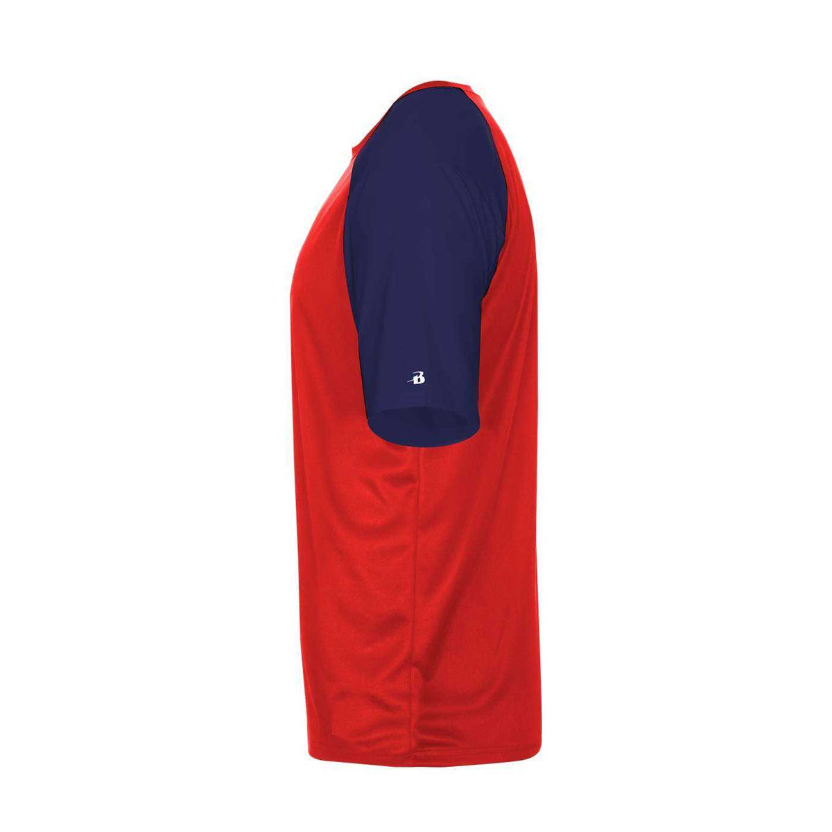 Badger Sport 4230 Breakout Tee - Red Navy - HIT a Double - 2