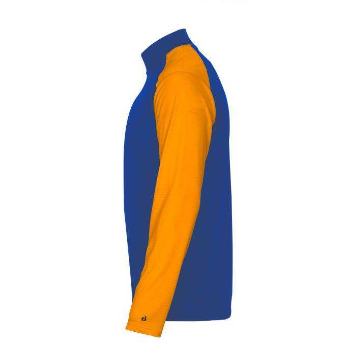 Badger Sport 2231 Breakout Youth 1/4 Zip - Royal Gold - HIT a Double - 2
