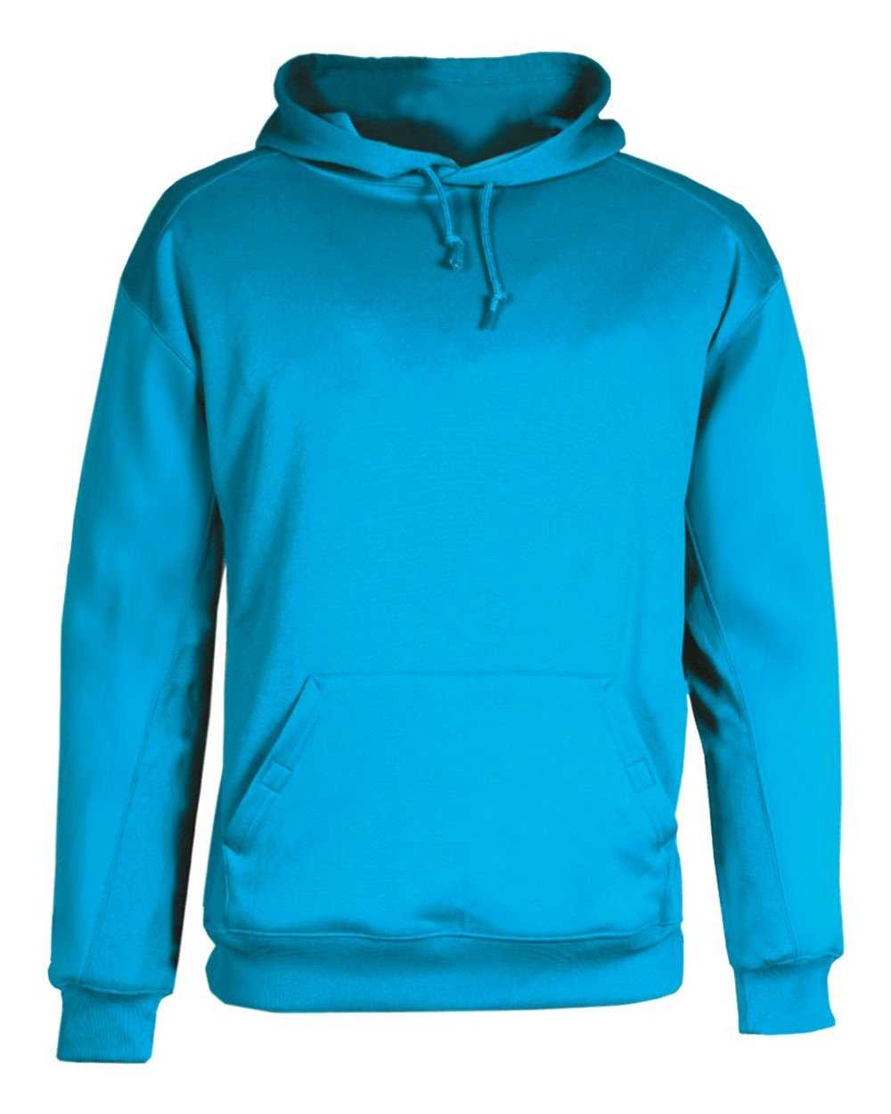Badger Sport 2454 BT5 Youth Fleece Hoodie - Electric Blue - HIT a Double - 1