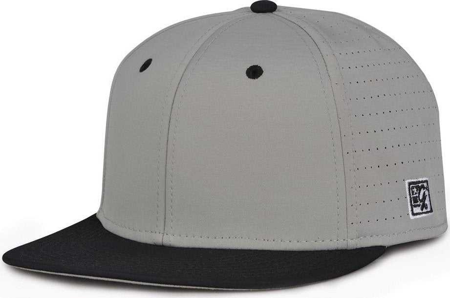 The Game GB999 Low Pro Perforated GameChangerCap - Gray Black - HIT a Double