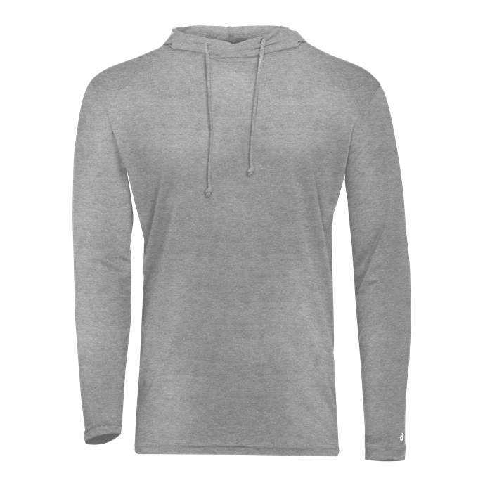 Badger Sport 2905 Tri-Blend Surplice Youth Hoodie - Oxford - HIT a Double - 1