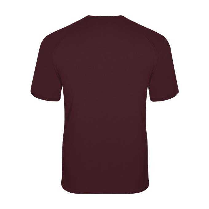 Badger Sport 2940 Tri-Blend Youth Tee - Maroon - HIT a Double - 2