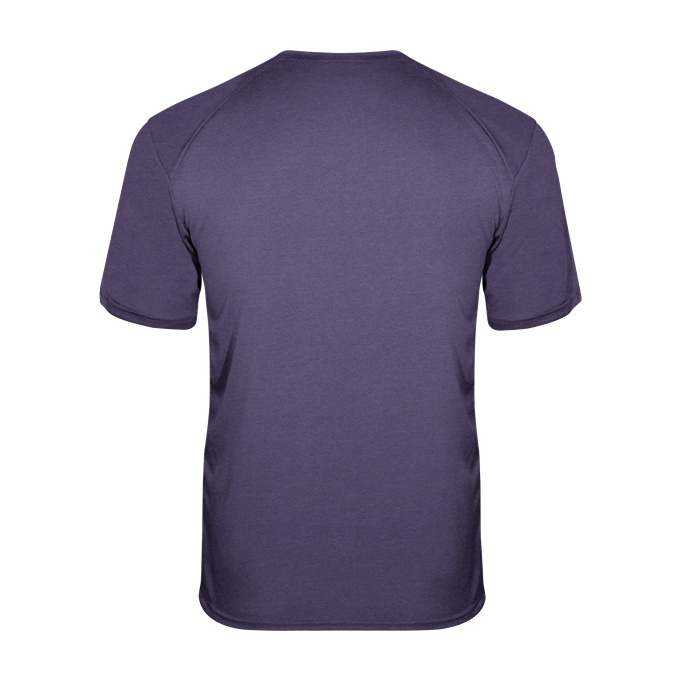 Badger Sport 2940 Tri-Blend Youth Tee - Purple Heather - HIT a Double - 2