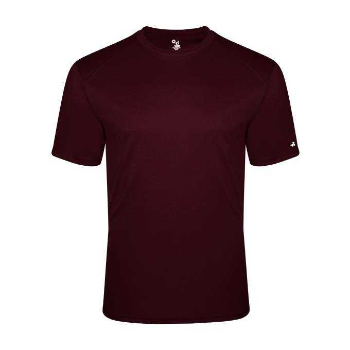 Badger Sport 2940 Tri-Blend Youth Tee - Maroon - HIT a Double - 1