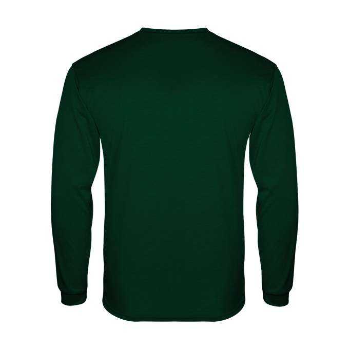 Badger Sport 4944 Tri-Blend Long Sleeve Tee - Forest - HIT a Double - 2