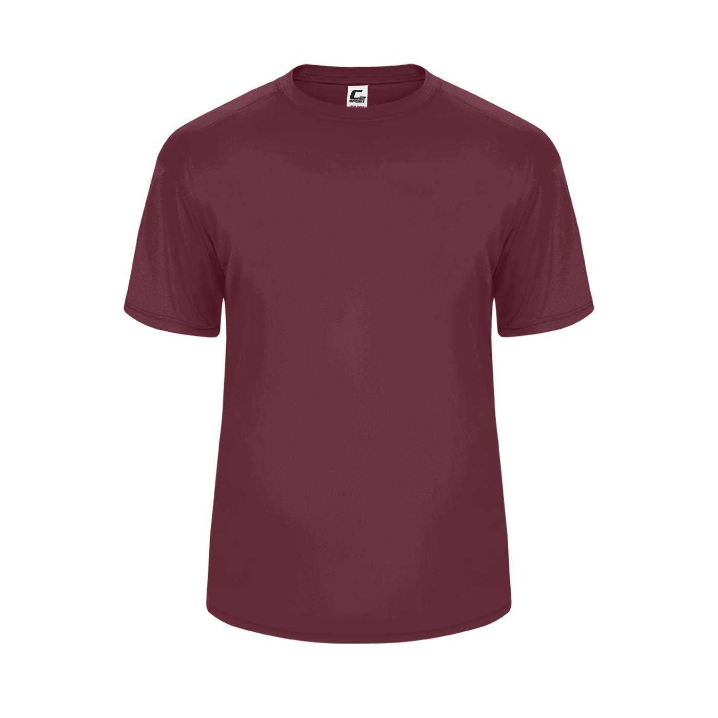 C2 Sport 5200 Performance Youth Tee - Cardinal - HIT a Double - 1