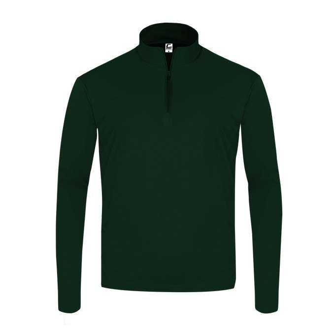 C2 Sport 5202 Youth 1/4 Zip - Forest - HIT a Double - 1