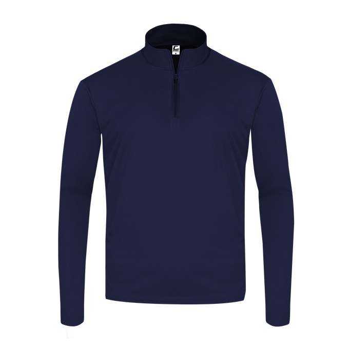 C2 Sport 5202 Youth 1/4 Zip - Navy - HIT a Double - 1