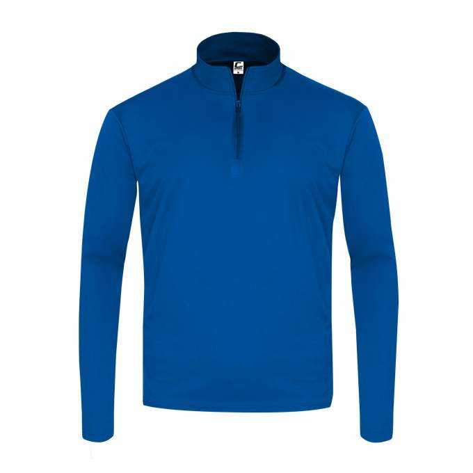 C2 Sport 5202 Youth 1/4 Zip - Royal - HIT a Double - 1