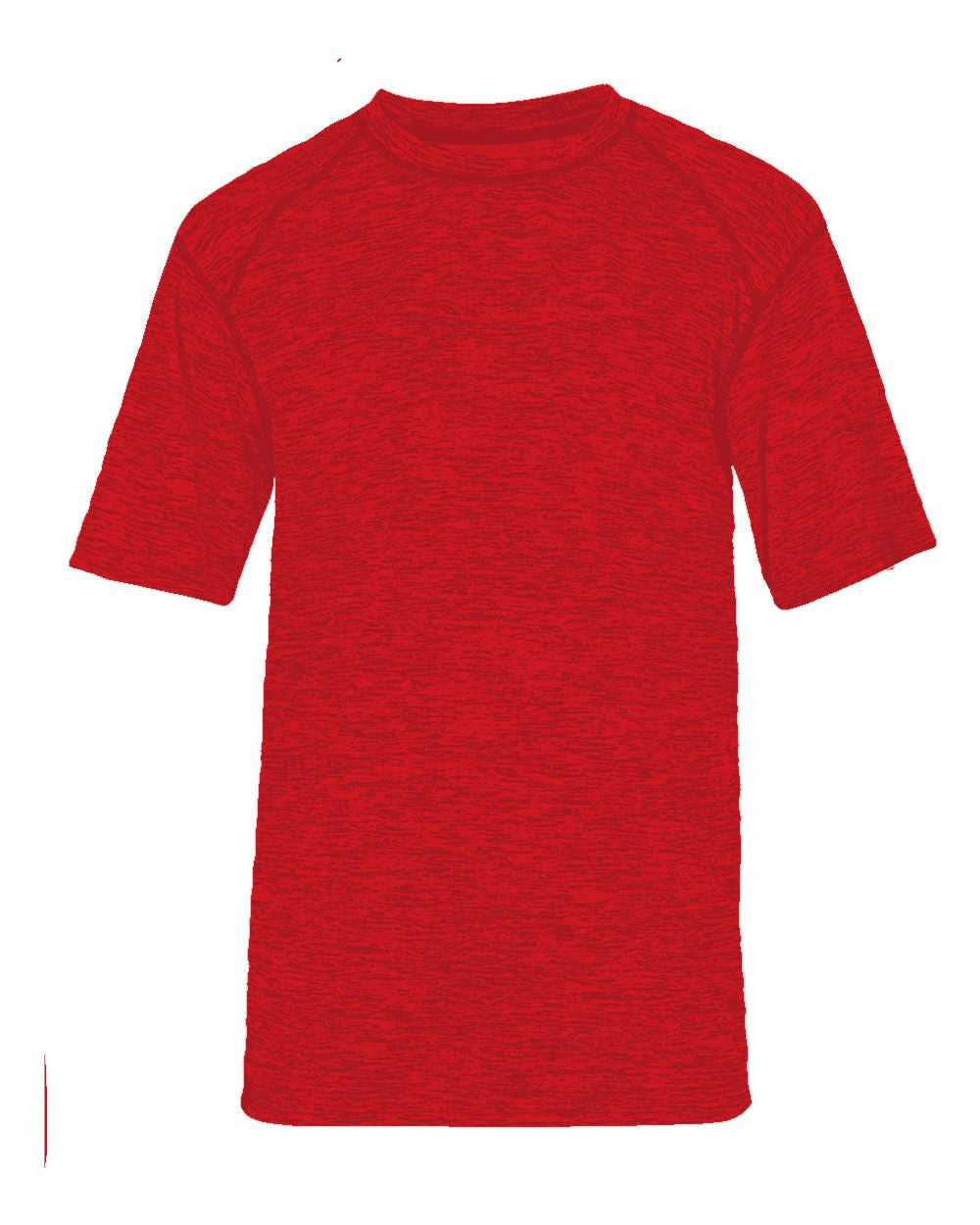 Badger Sport 2175 Tonal Blend Youth Tee - Red Tonal Blend - HIT a Double - 1
