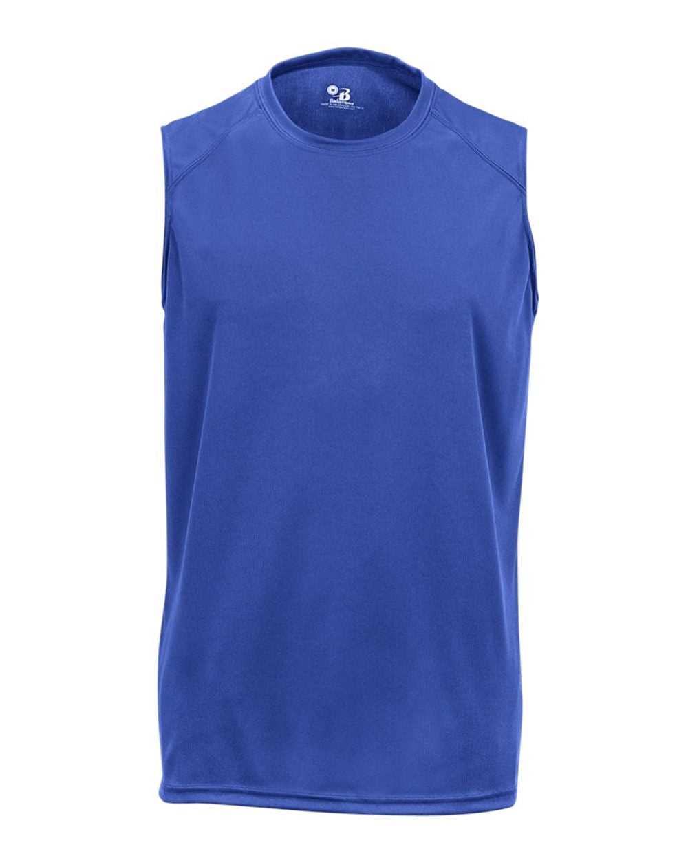 Badger Sport 2130 B-Core Sleeve Youth Tee - Royal - HIT a Double - 1