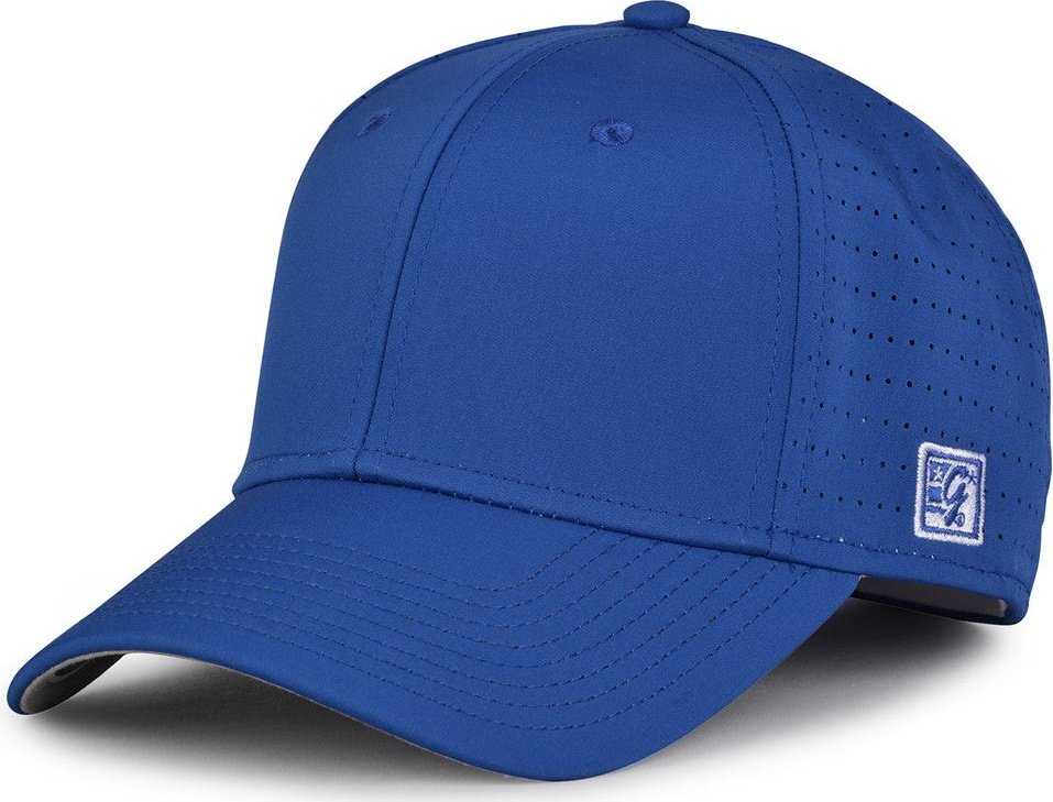 The Game GB904 Precurved Perforated Gamechanger Cap - Royal - HIT A Double