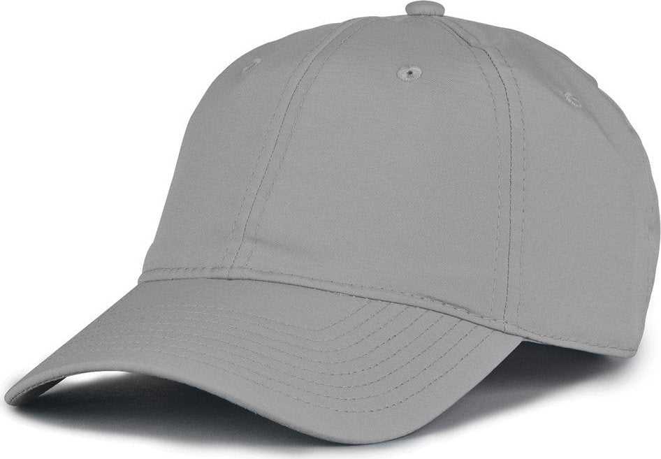The Game GB446 Ladies GameChanger Cap - Light Gray - HIT A Double