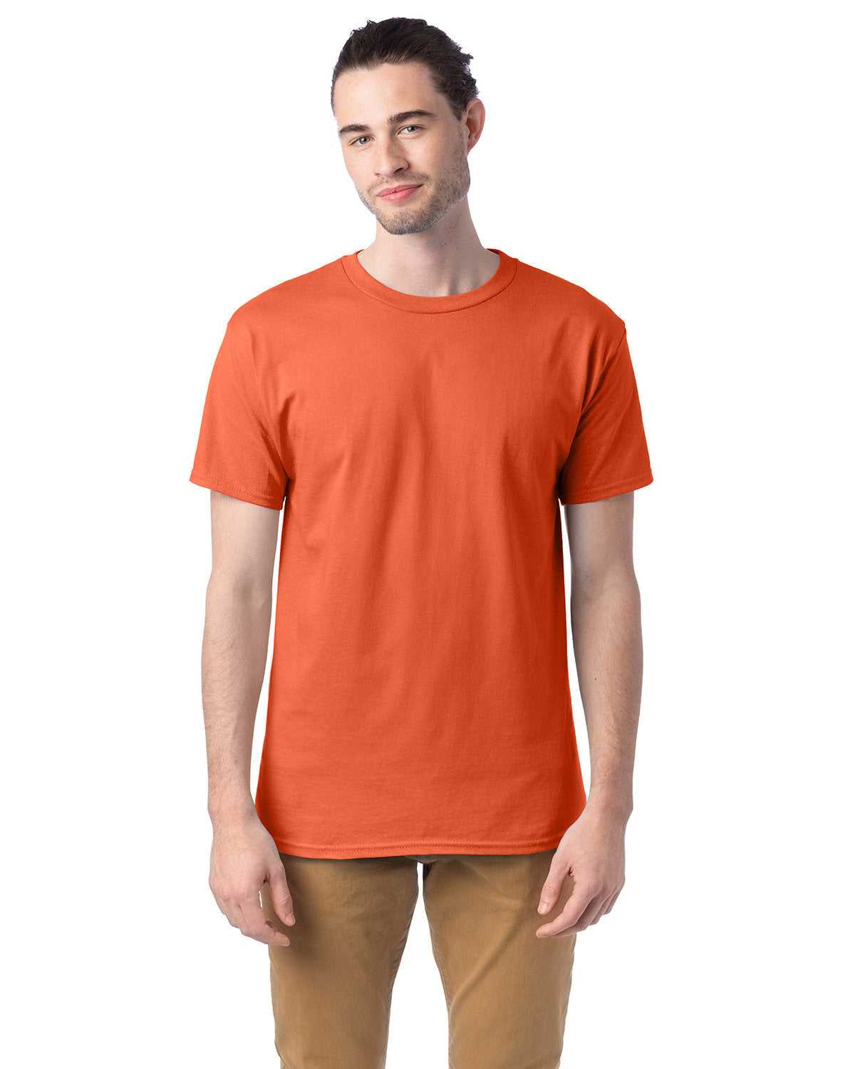 Hanes 5280 Essential-T T-Shirt - Texas Orange - HIT a Double - 1