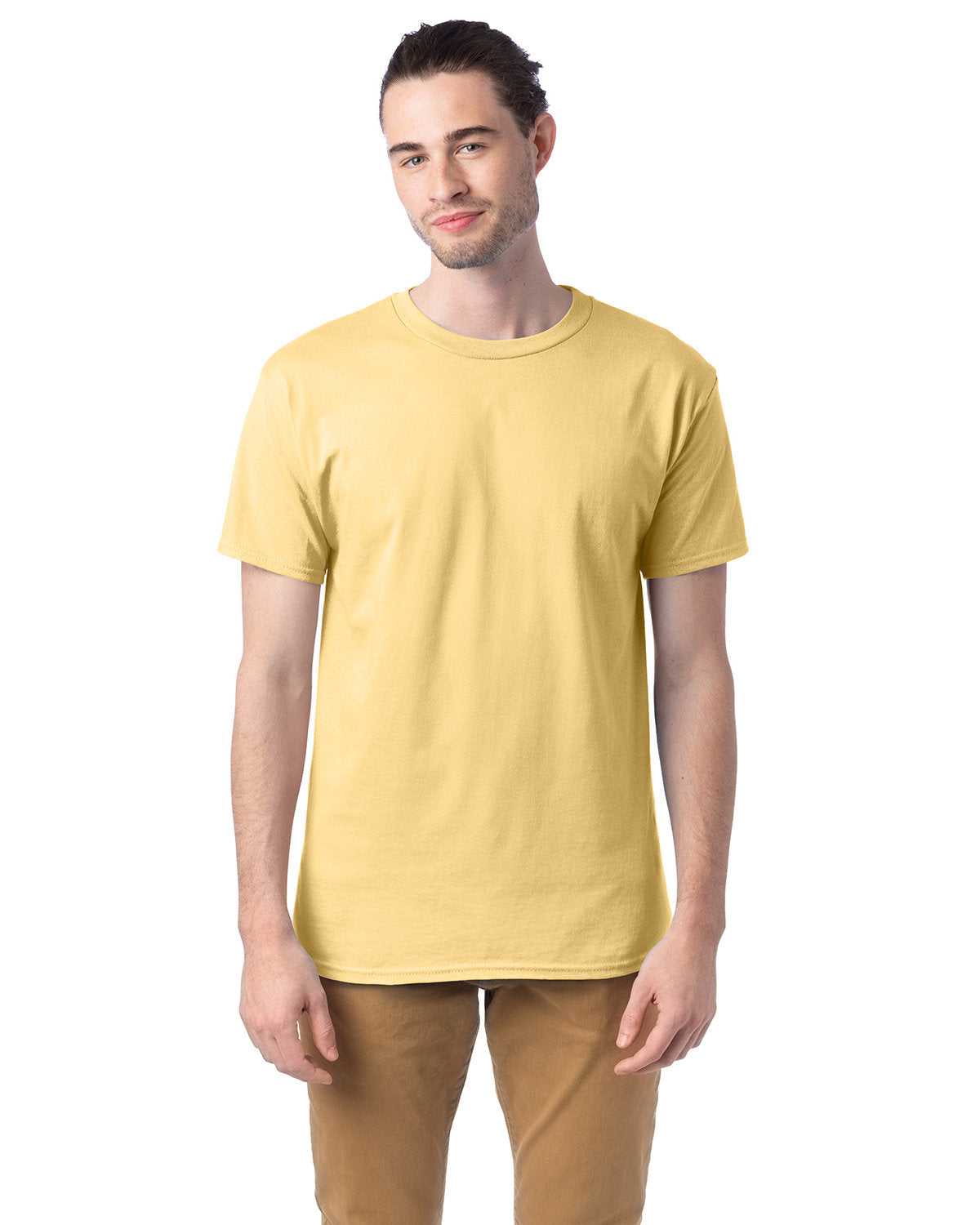 Hanes 5280 Essential-T T-Shirt - Athletic Gold - HIT a Double - 1