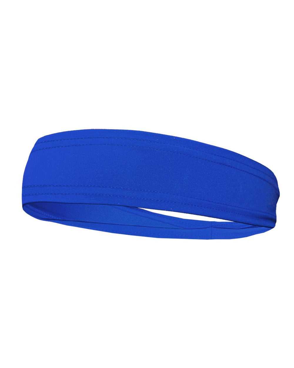 Badger Sport 0300 Head Band - Royal - HIT a Double - 1