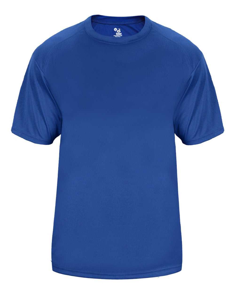 Badger Sport 4170 Vent Back Tee - Royal - HIT a Double - 1