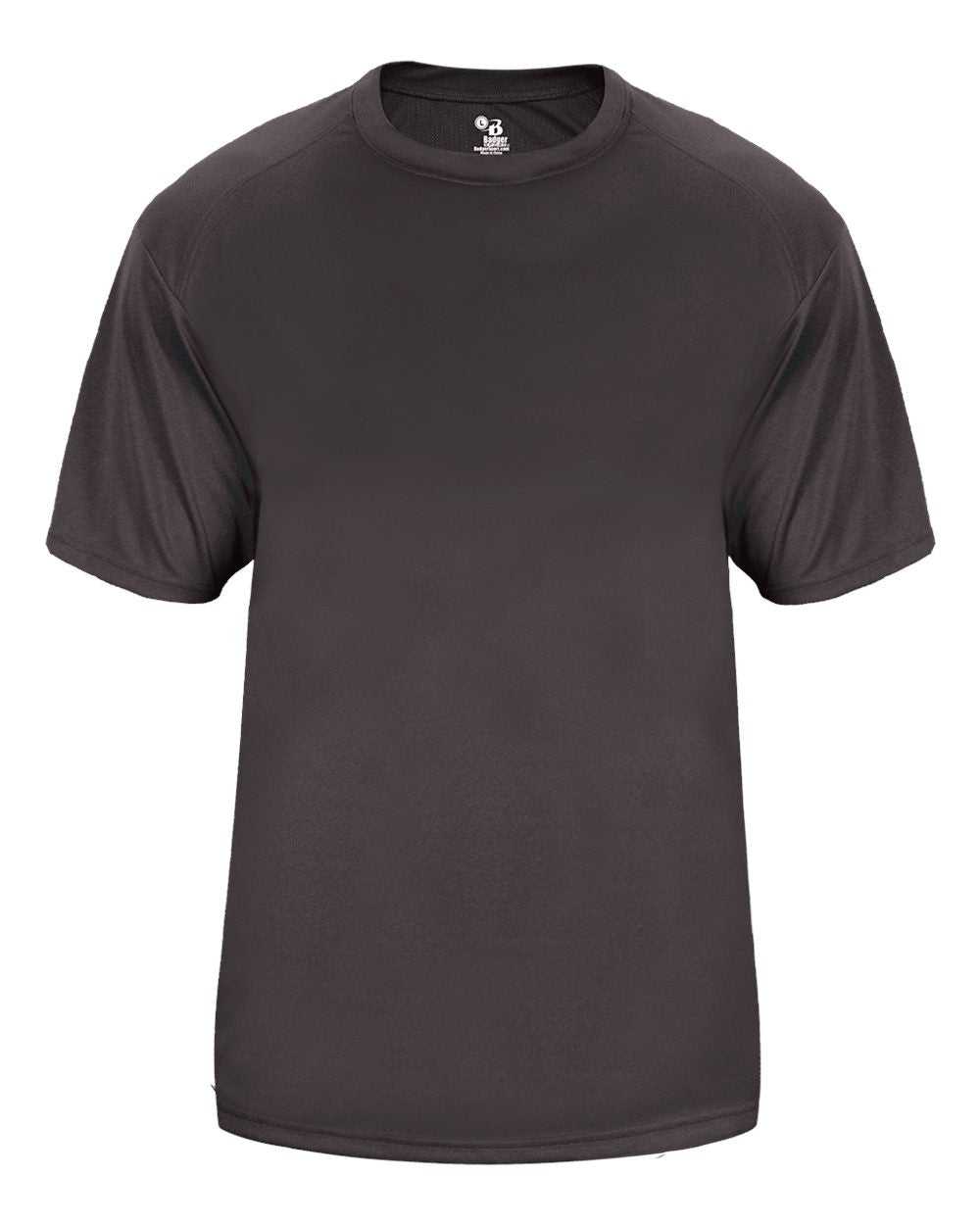 Badger Sport 4170 Vent Back Tee - Graphite - HIT a Double - 1