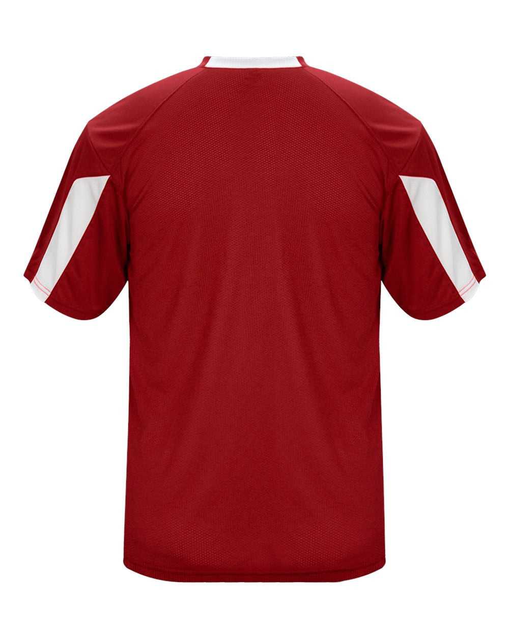 Badger Sport 4176 Striker Tee - Red White - HIT a Double - 3