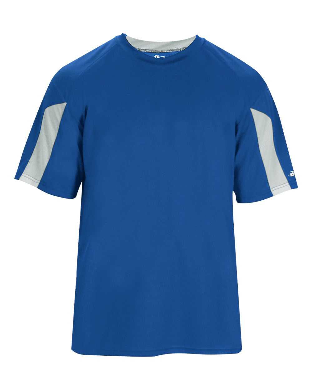 Badger Sport 2176 Striker Youth Tee - Royal White - HIT a Double - 1