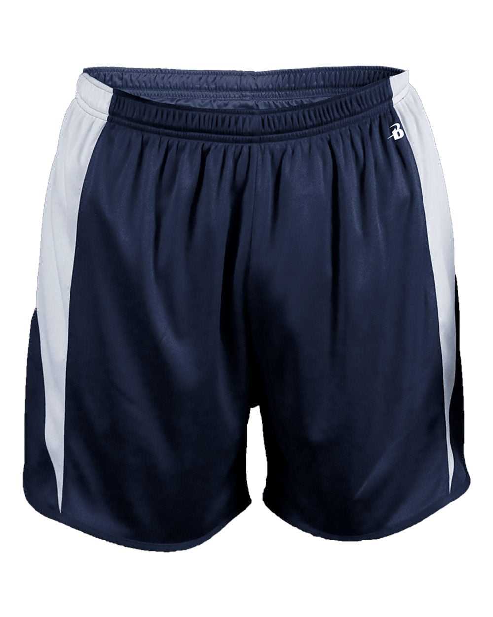 Badger Sport 2273 Stride Youth Short - Navy White - HIT a Double - 1