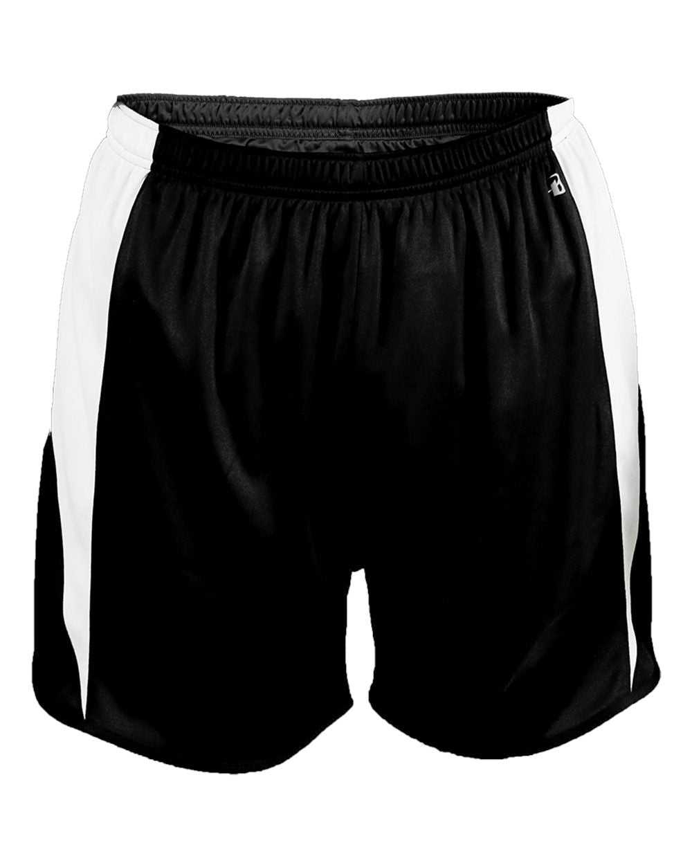 Badger Sport 2273 Stride Youth Short - Black White - HIT a Double - 1