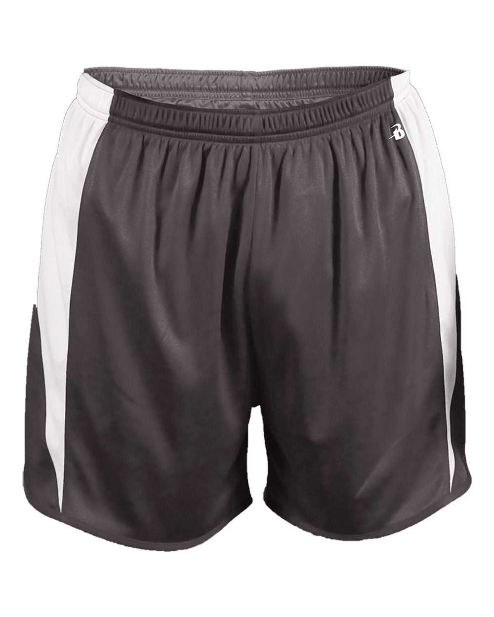 Badger Sport 2273 Stride Youth Short - Graphite White - HIT a Double - 1