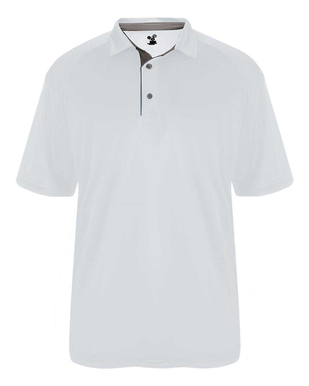 Badger Sport 4040 Ultimate Softlock Polo - Silver Graphite - HIT a Double - 1
