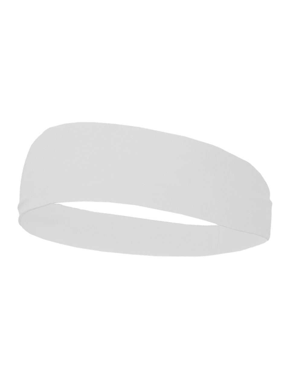 Badger Sport 0301 Wide Headband - White - HIT a Double - 1