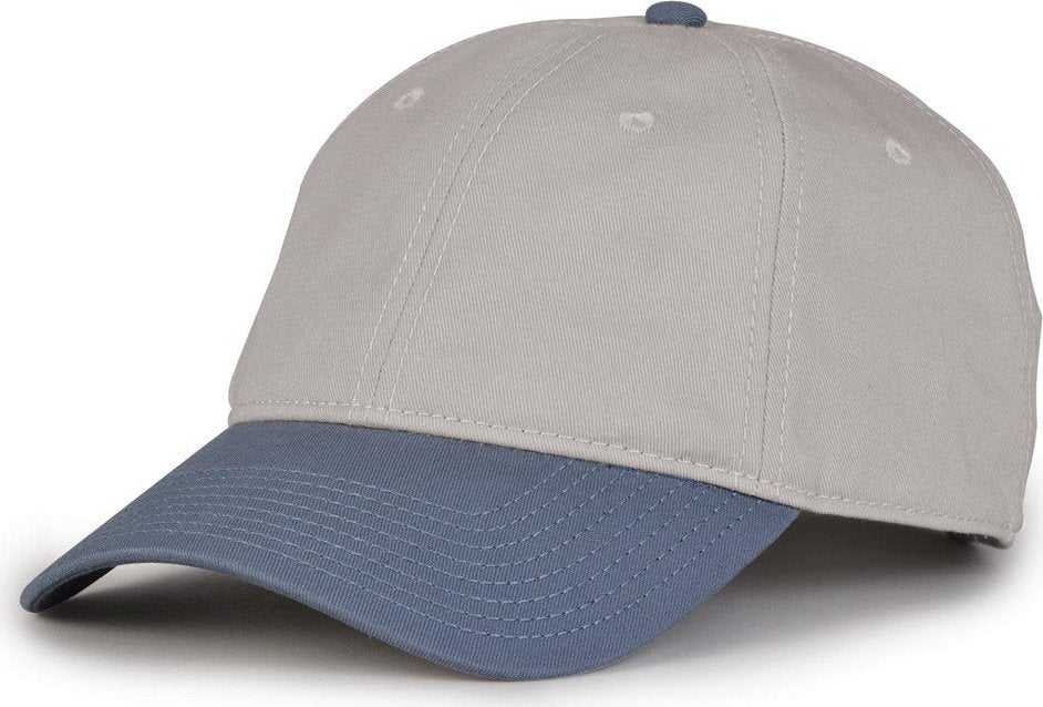 The Game GB210 Classic Relaxed Garment Washed Twill Cap - Pelican Marine - HIT A Double