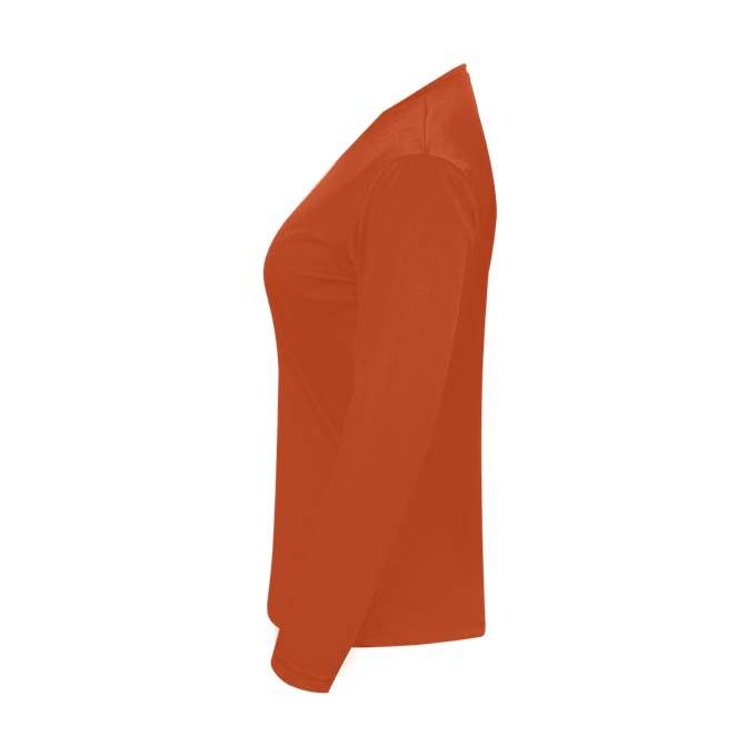 C2 Sport 5604 Long Sleeve Ladies Tee - Orange - HIT a Double - 2
