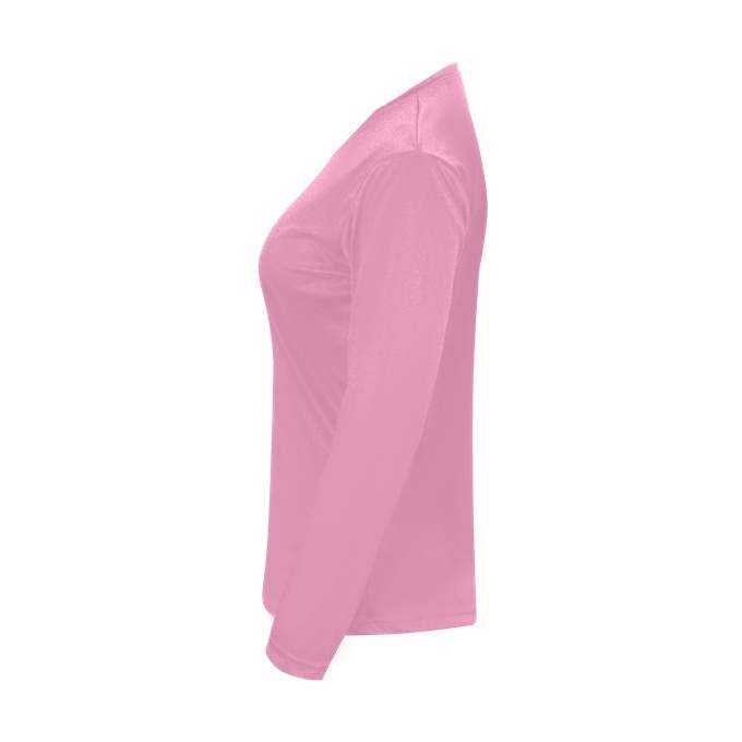 C2 Sport 5604 Long Sleeve Ladies Tee - Pink - HIT a Double - 3