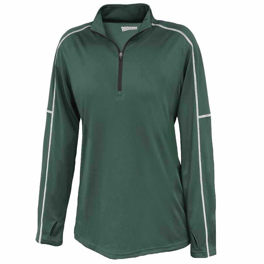 Pennant 5616 Women&#39;s Conquest 1/4 Zip - Forest - HIT a Double