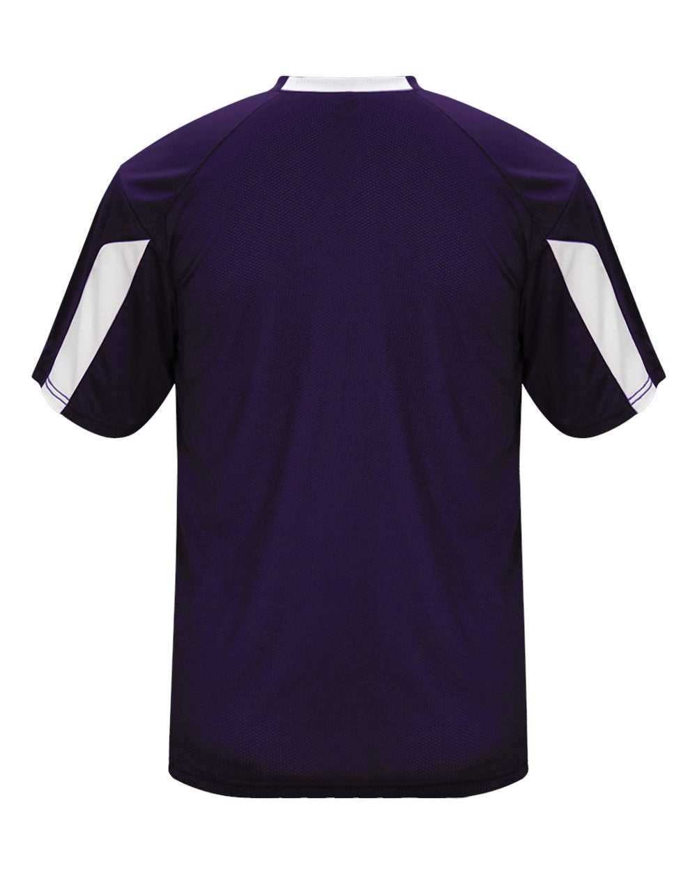Badger Sport 2176 Striker Youth Tee - Purple White - HIT a Double - 3