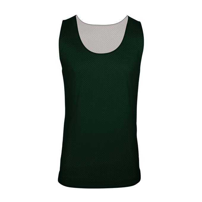 C2 Sport 5678 Reversible. Mesh Womens Tank - Forest White - HIT a Double - 1