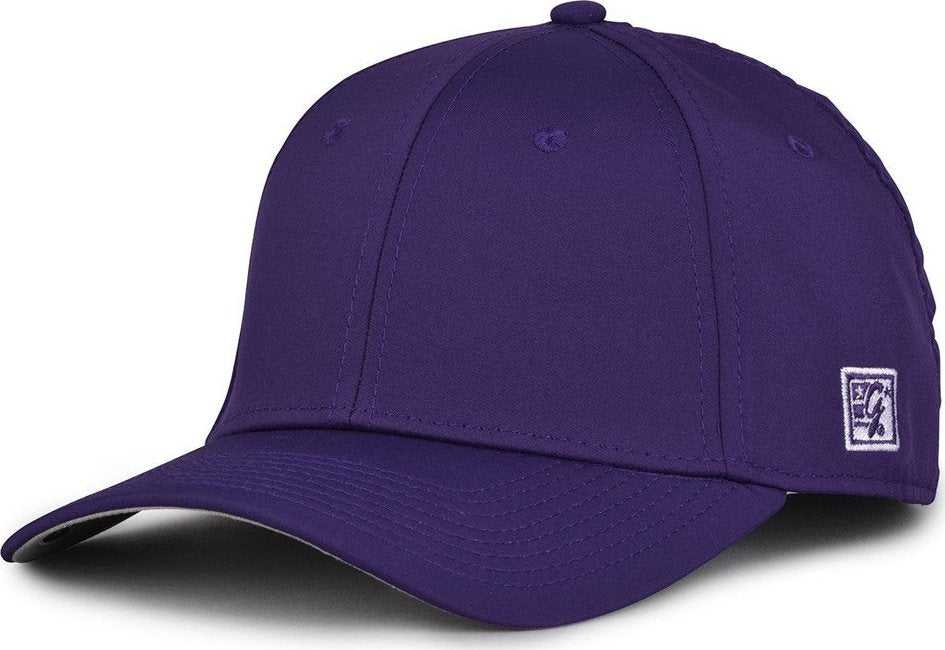 The Game GB903 Precurved Gamechanger Cap - Purple - HIT A Double
