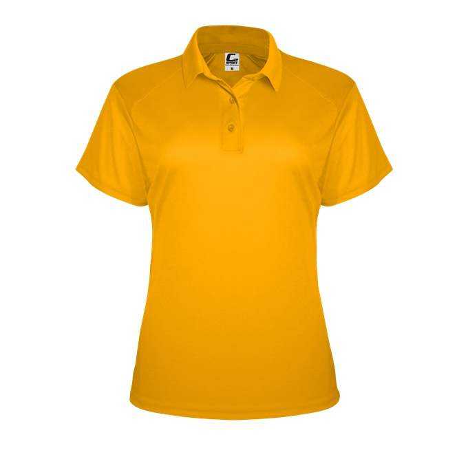 C2 Sport 5902 Women&#39;s Polo - Gold - HIT a Double - 1
